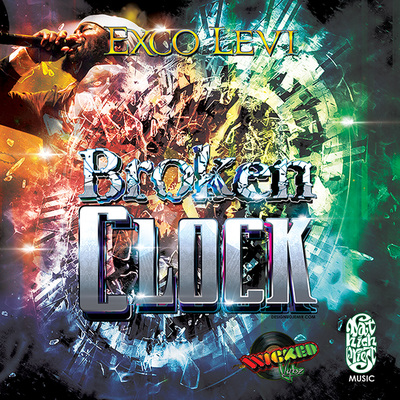 Exco Levi Broken Clock Music Single Album Cover design