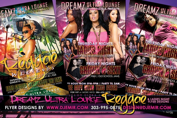 Reggae Weekends and Grown And Sexy Summer Flyer Designs
