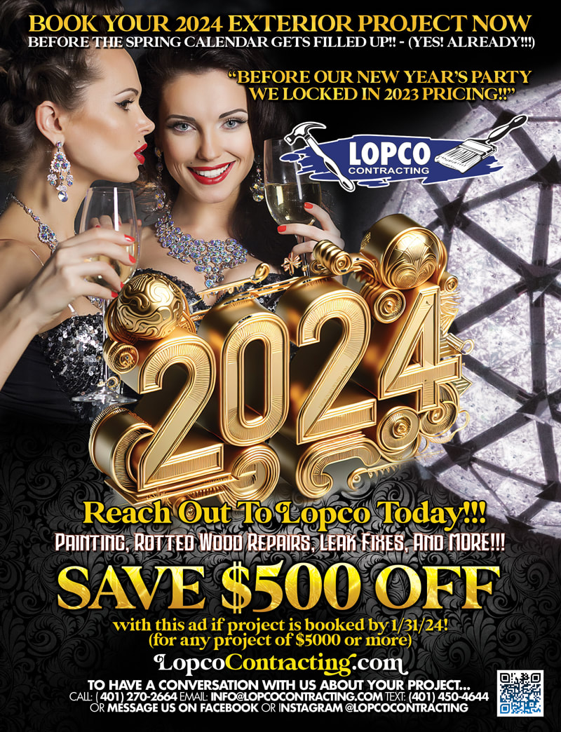 LOPCO January 2024 New Year's Eve Ball Black And Gold Flyer Advertisement Version 2