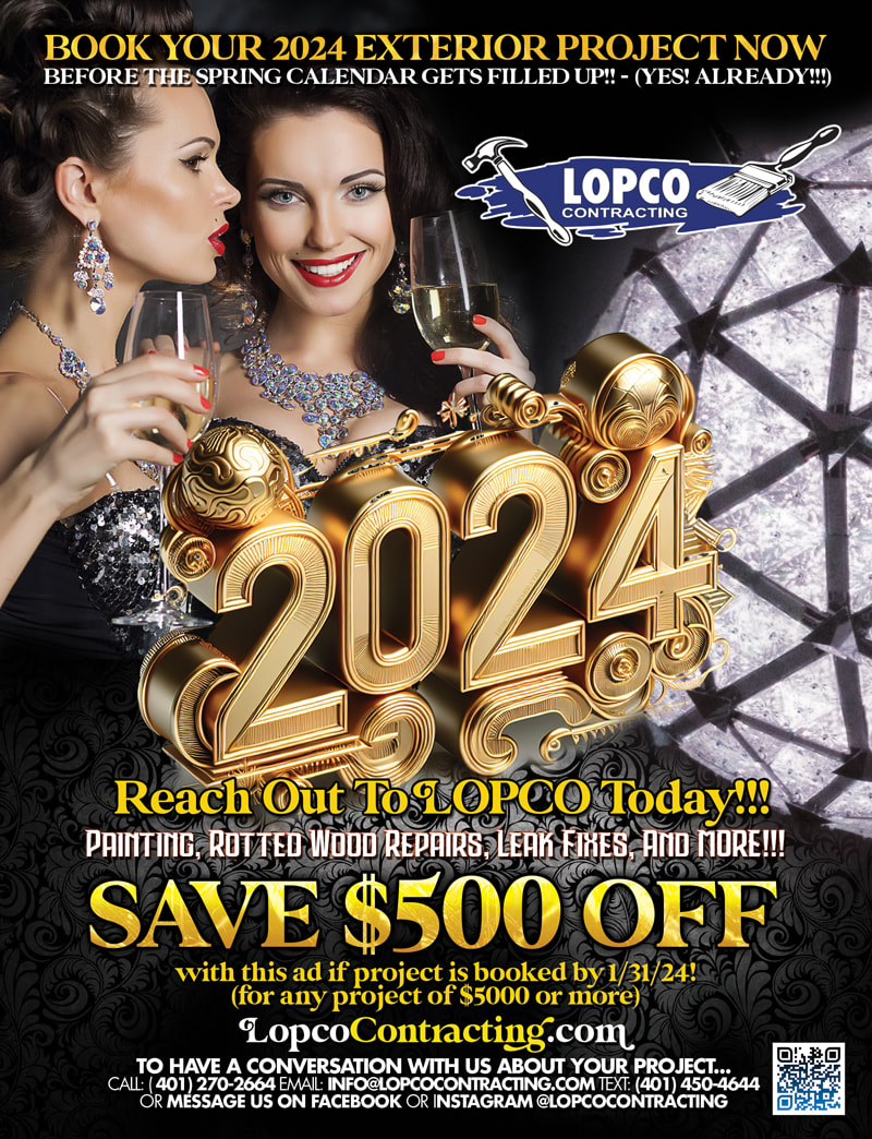 LOPCO January 2024 New Year's Eve Black And Gold Flyer Advertisement