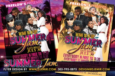 Freelon's Jackson MS Summer Jam Flyer Design