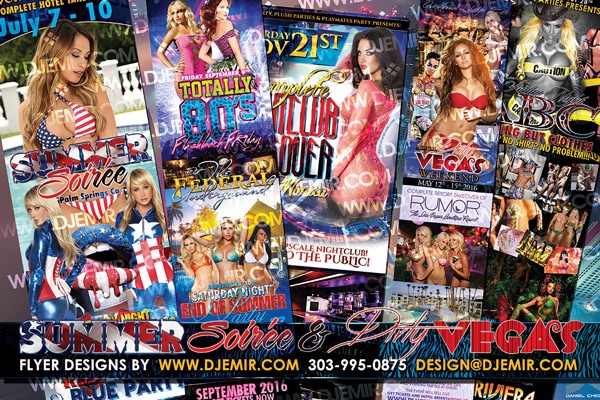 Summer Soiree And Dirty Vegas Plush Party Summer Party Flyer Designs